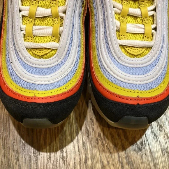 NWOT Kids Nike Air Max 97 Set to Rise Rainbow (3.5) - Picture 2 of 8